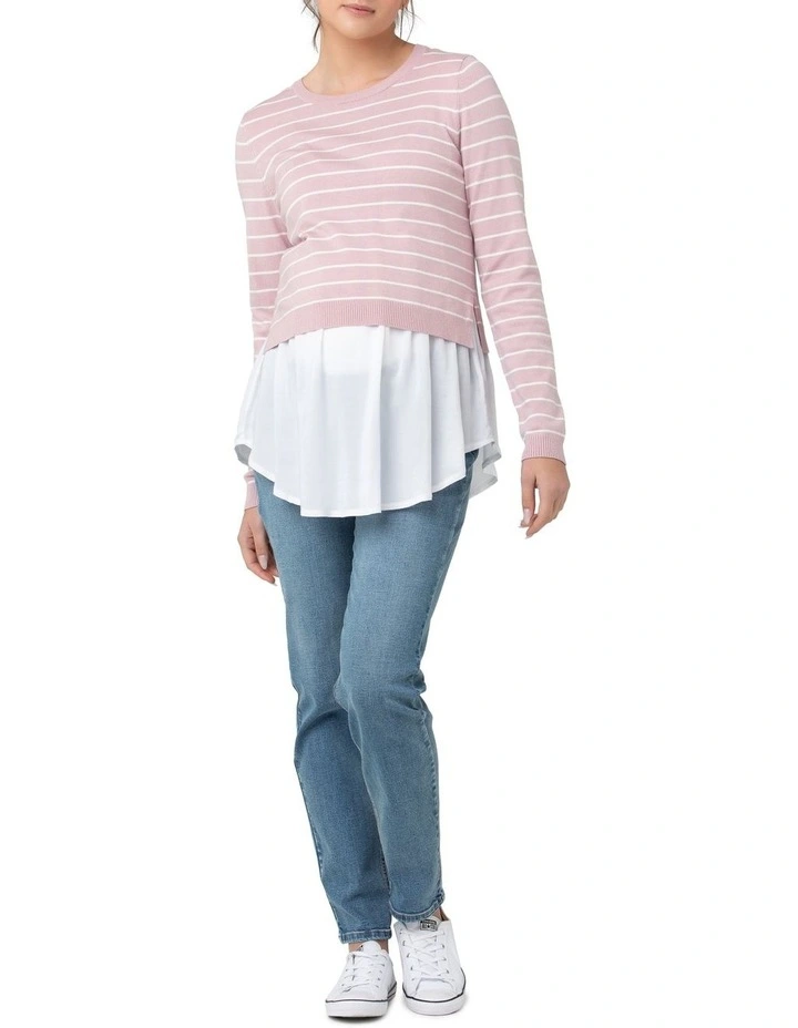 Sia Nursing Knit in Pink