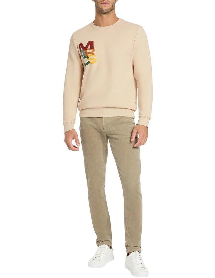 Logo Sweat in Beige