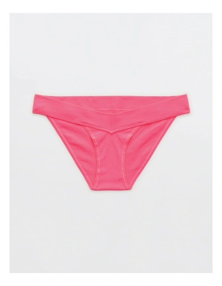 Seamless Ultra Low Rise Bikini Underwear in Pink