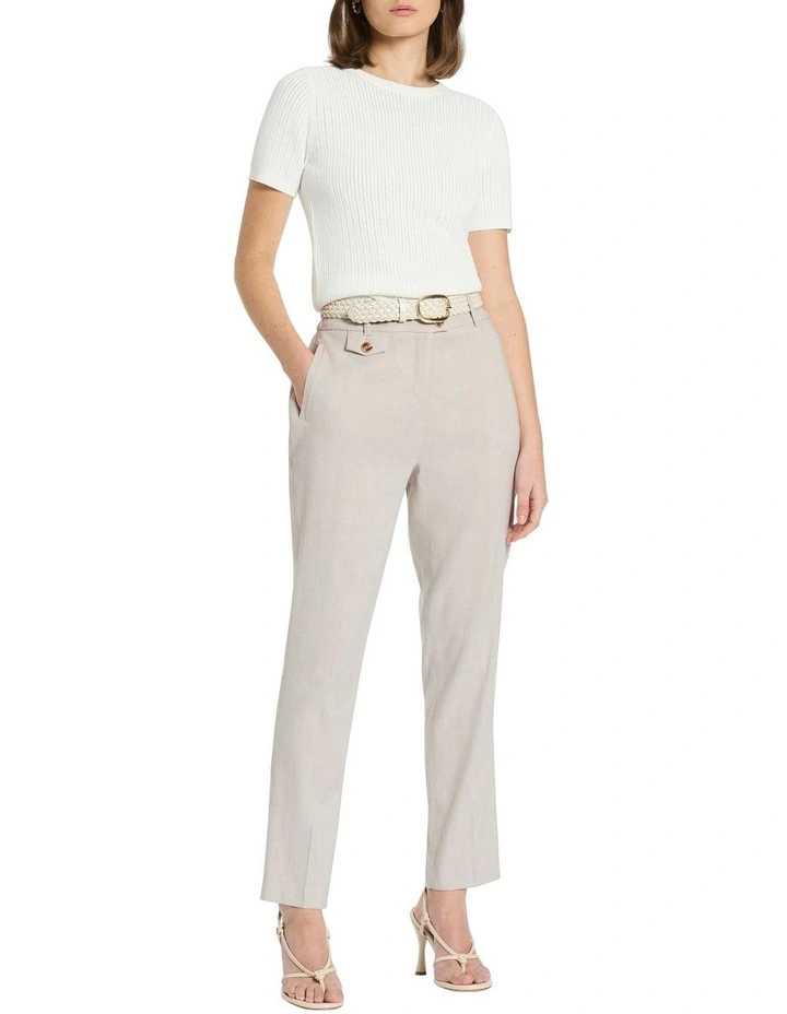 Tayla Knit Top in Ivory