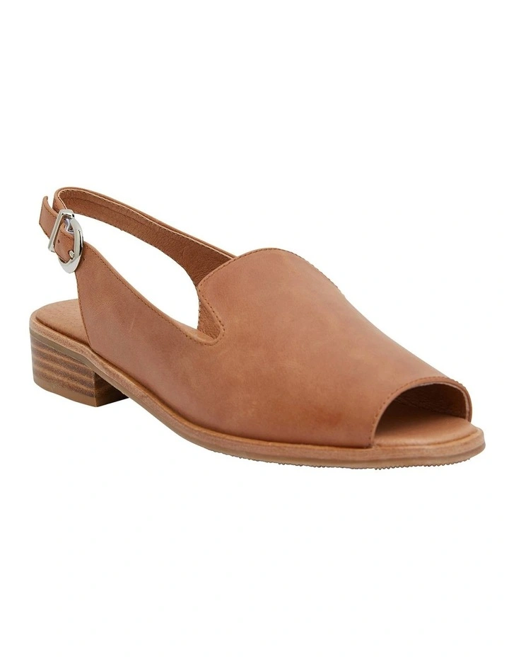 Delaney Sandals in Tan Leather
