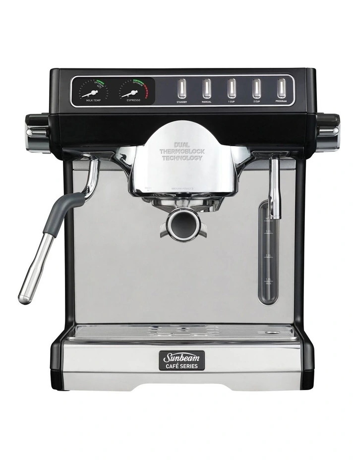 Cafe Series Duo Espresso Machine in Black (EMM7200BK)