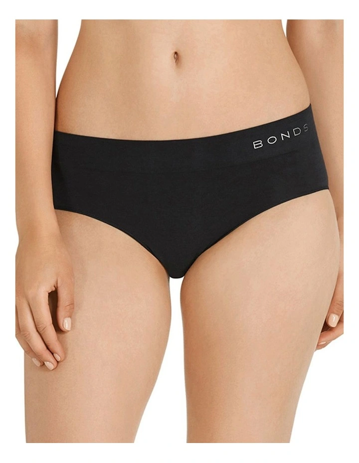 Seamless Midi Brief in Black