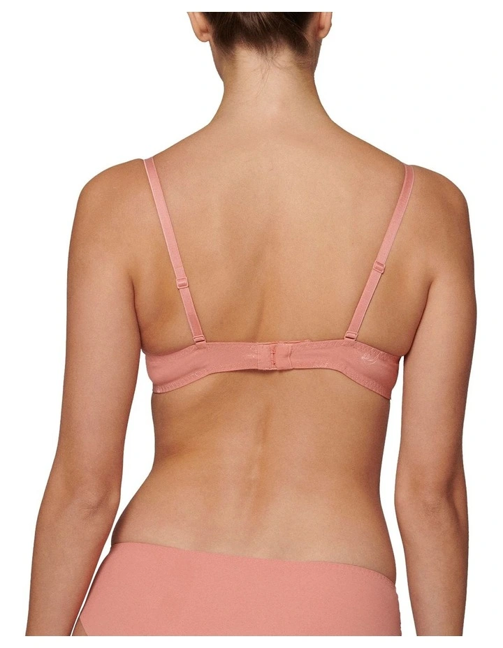 Wish Triangle Push Up Bra in Orange