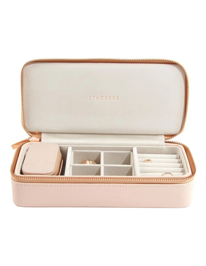 Large Travel Case Blush Jewellery Box