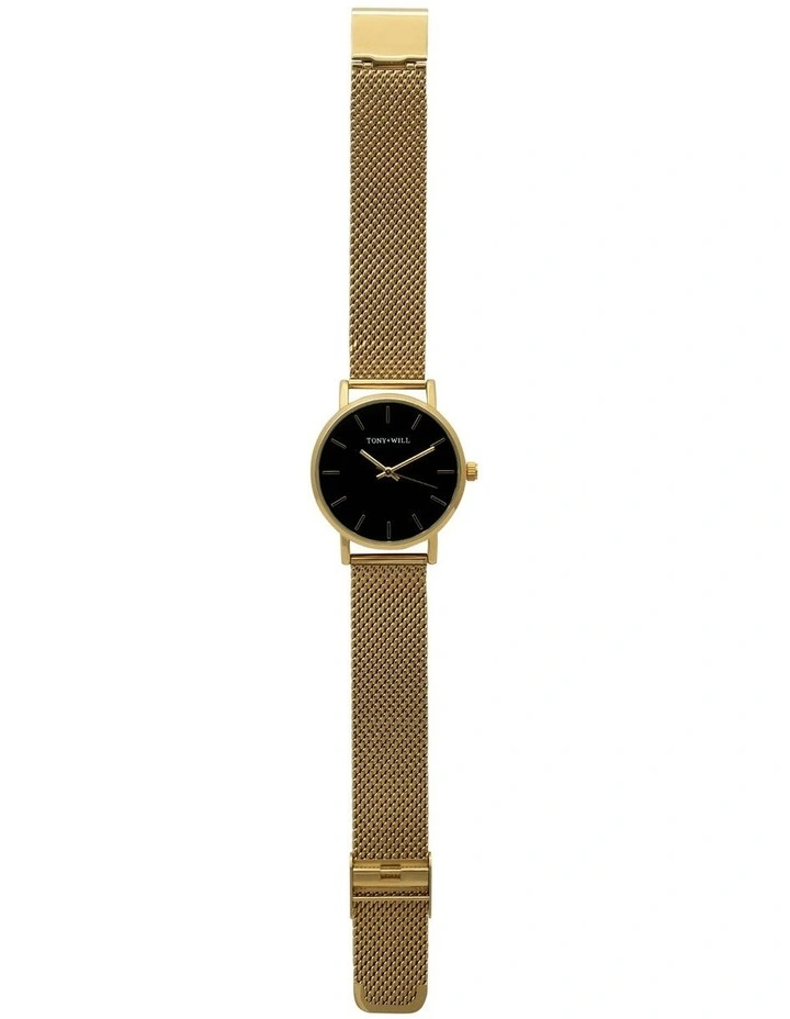 Small Classic Watch in Gold