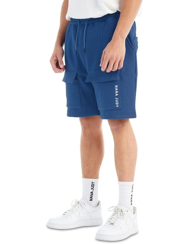 Saint Track Short in Ocean Blue