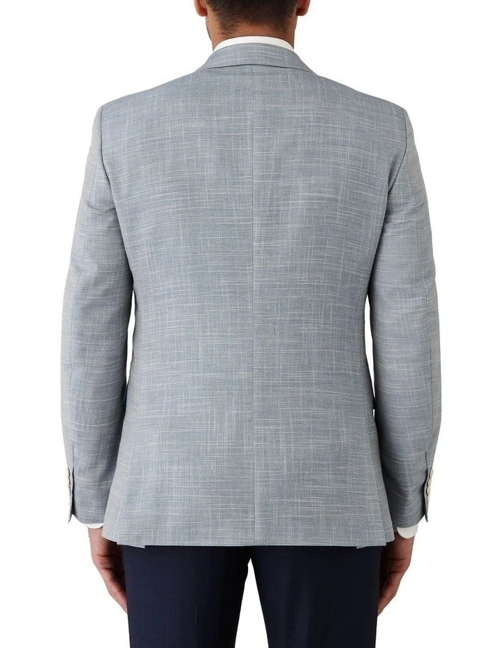 Angelo Tailored Fit Sports Jacket in Light Blue