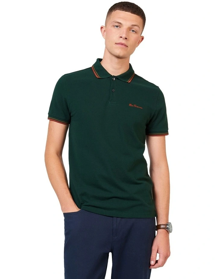 Signature Polo Shirt in Green