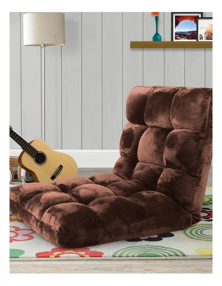 Folding Lounge Sofa Cushion in Coffee