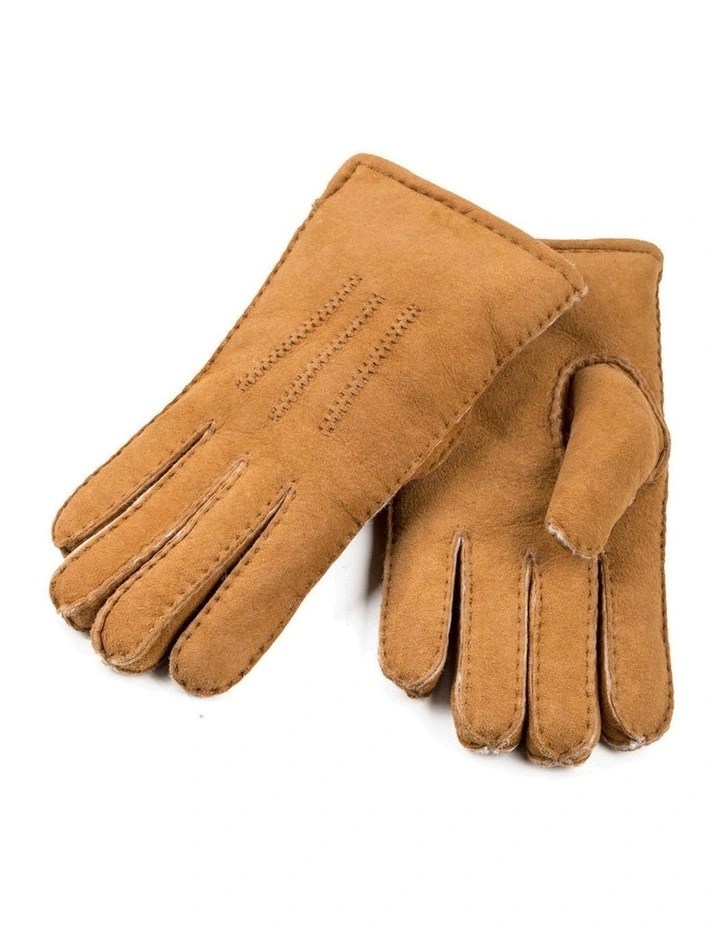 Sheepskin Glove in Chestnut