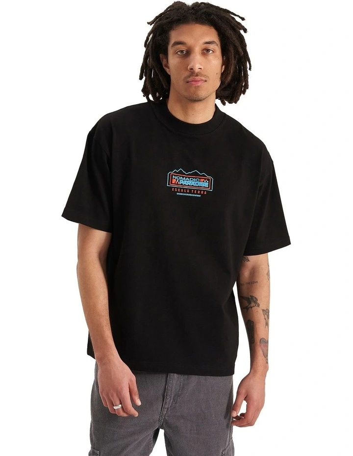 Escala Street Tee in Jet Black