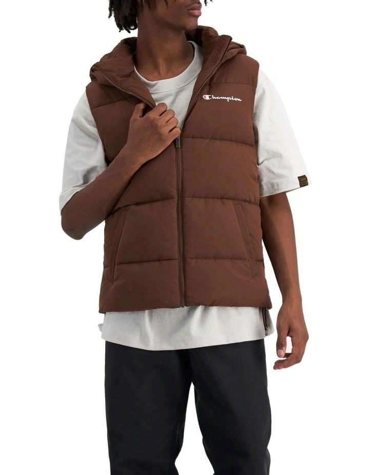 Rochester Puffer Vest in Charlie Brown