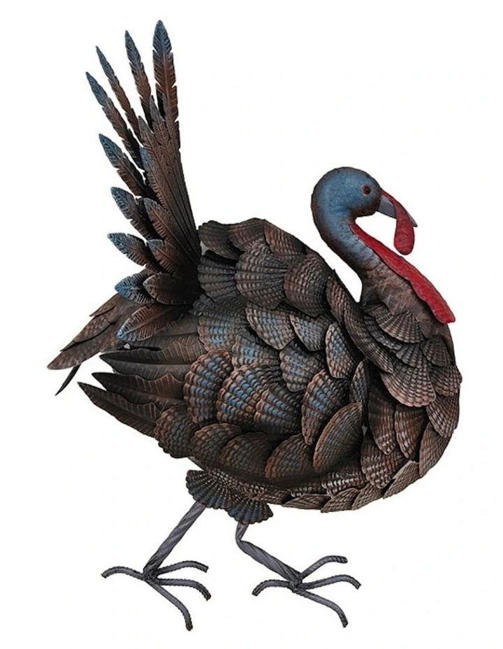 Left Side Metal Turkey Wall Art