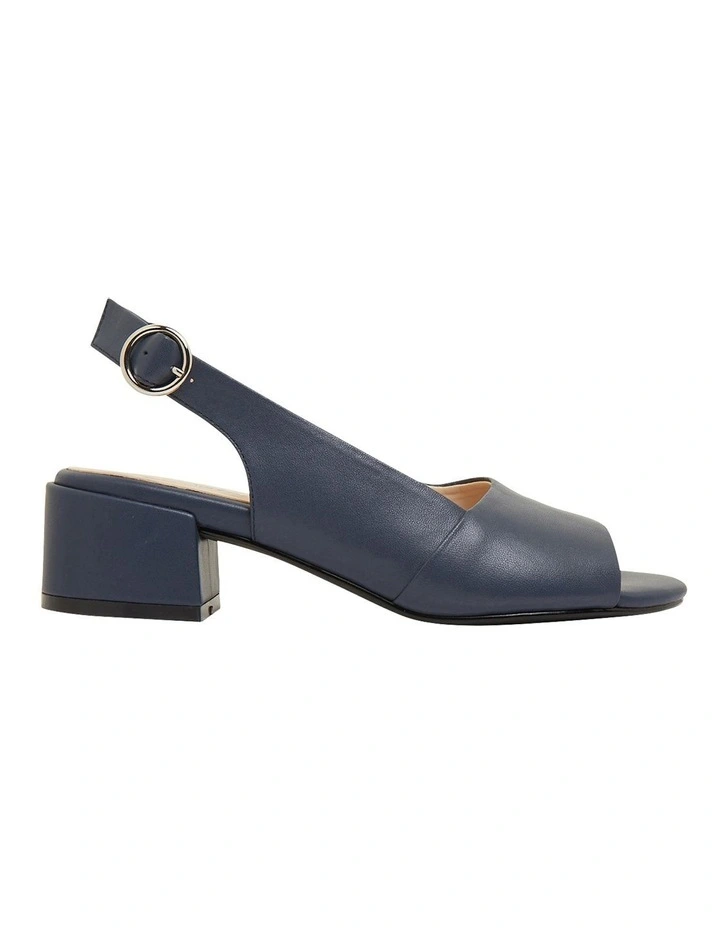 Macy Sandals in Navy Leather