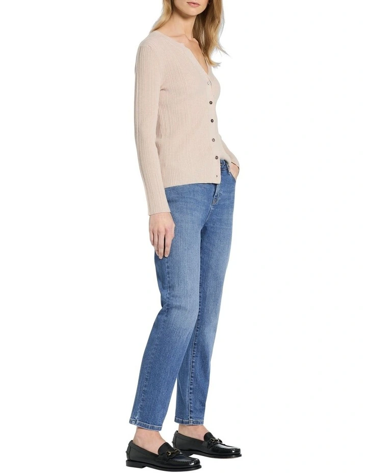 Frankie Relaxed Mum Jeans in Antique Wash