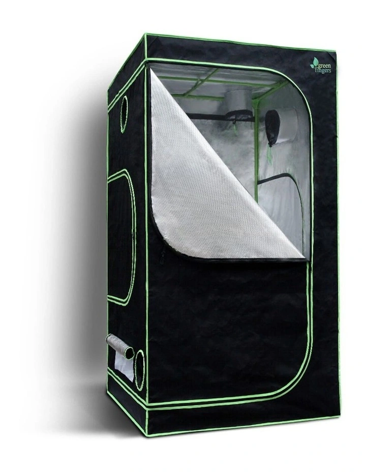 Hydroponics Grow Tent Kits 100x100x200cm in Black