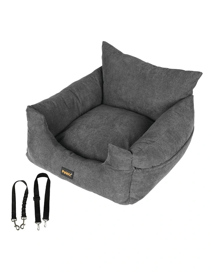 Medium Pet Car Booster Seat in Grey