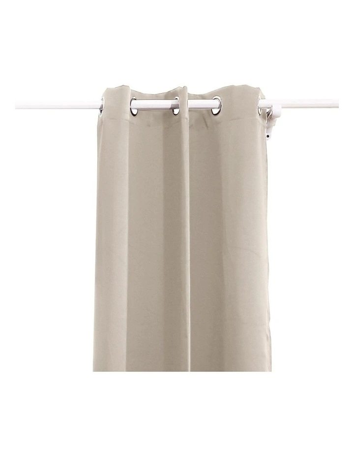 Blockout Curtains Panels 132x213cm x2 in Beige