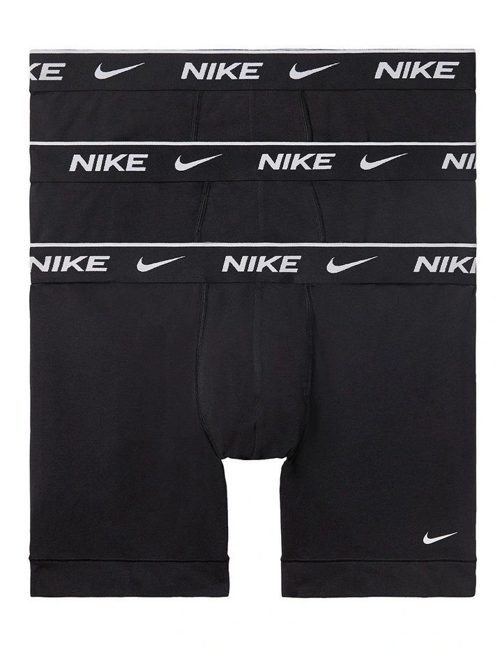 Everyday Stretch Boxer Brief 3 Pack in Black
