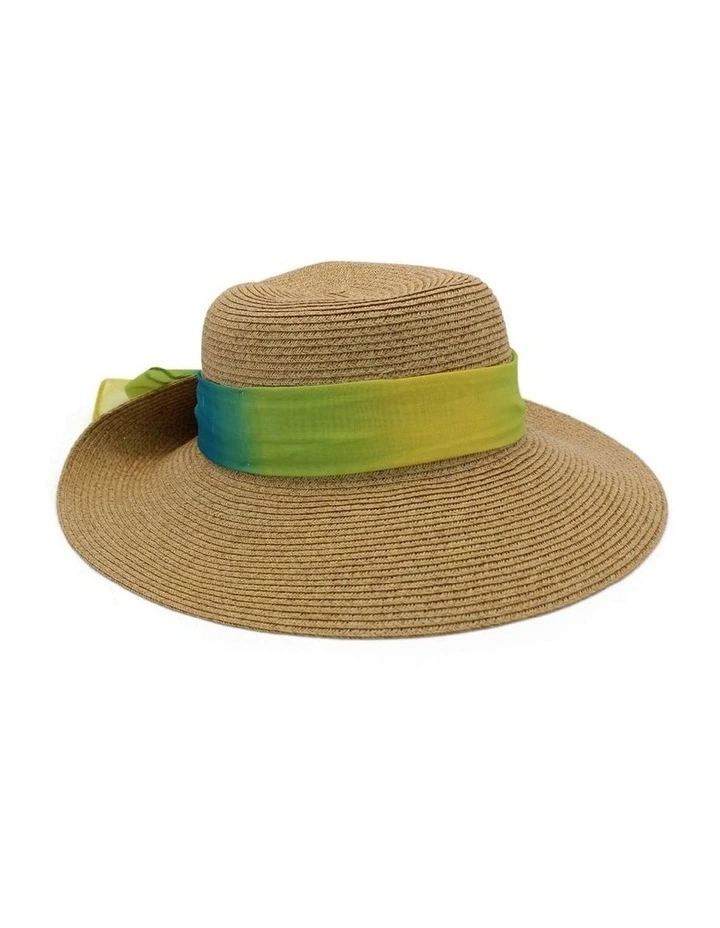 Dot Floppy Hat in Natural