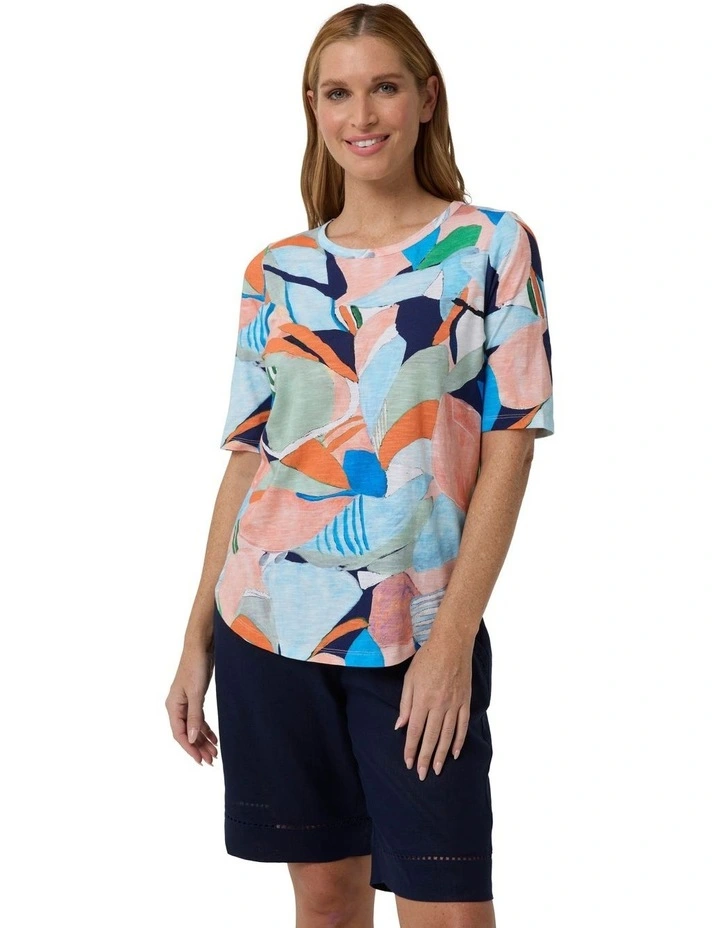 Tee in Pastel Print