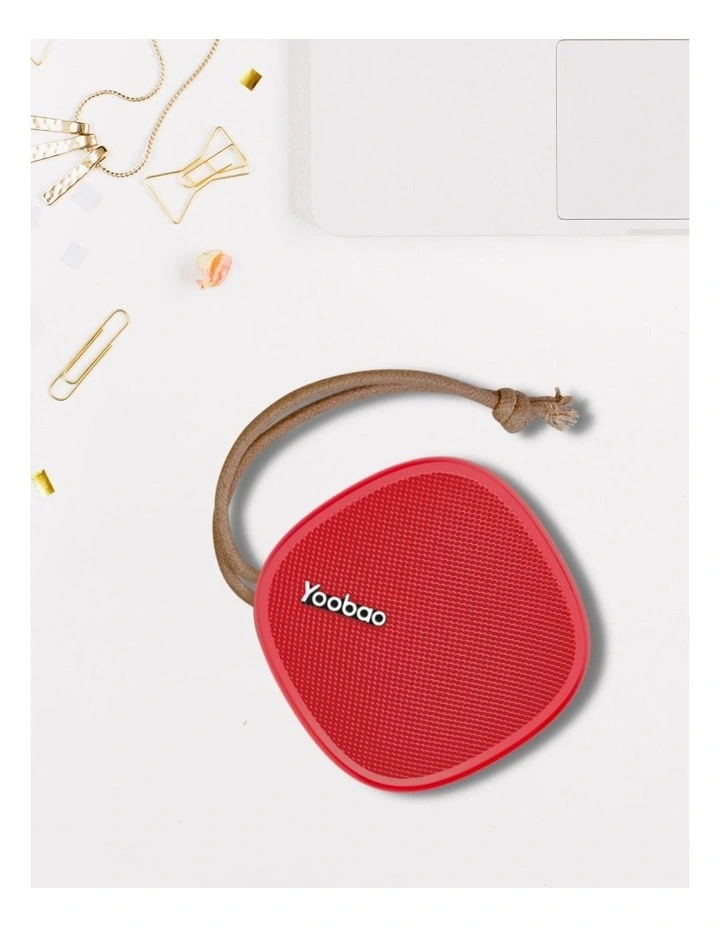 Bluetooth Mini Speaker in Red