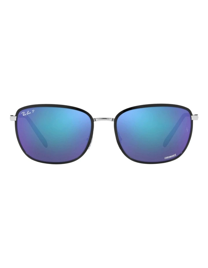 RB3705 Chromance Polarised Sunglasses in Black