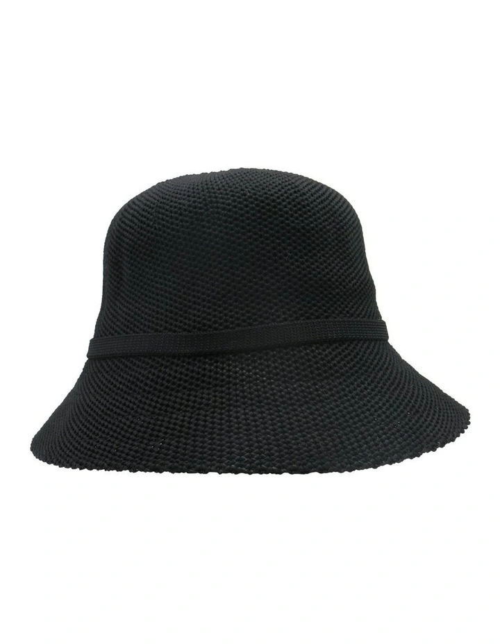 Lavinia Bucket Hat in Black