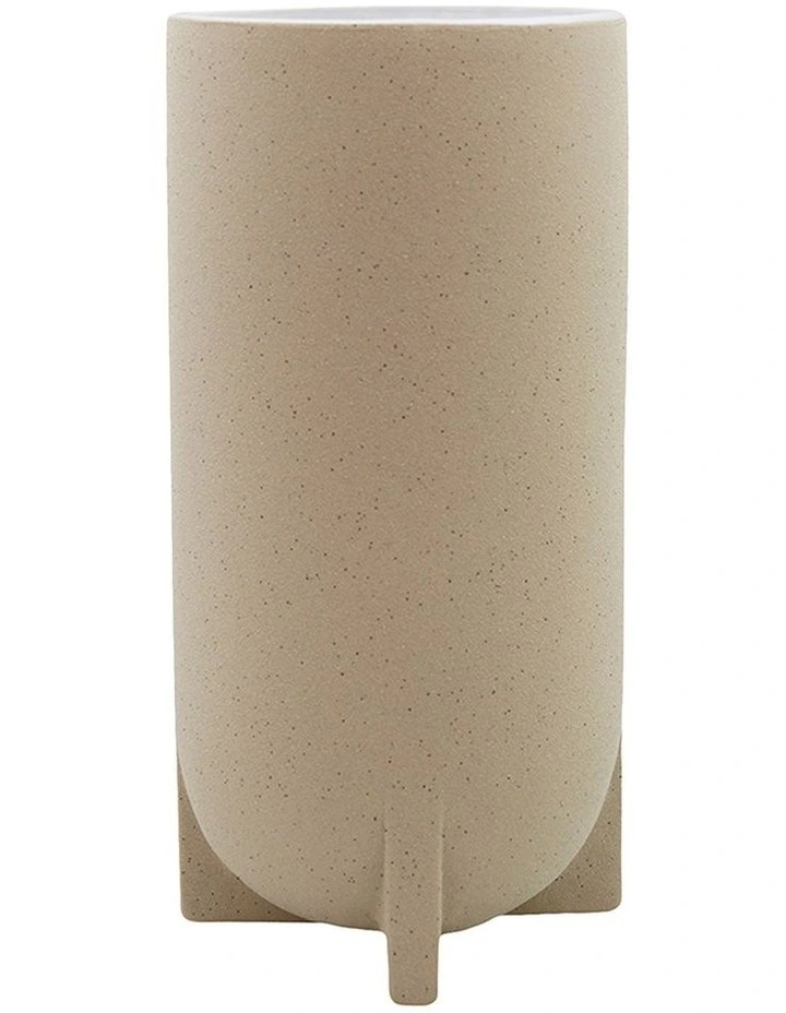 Mona Stone Ceramic Vase D15.5xh30.5cm Natural