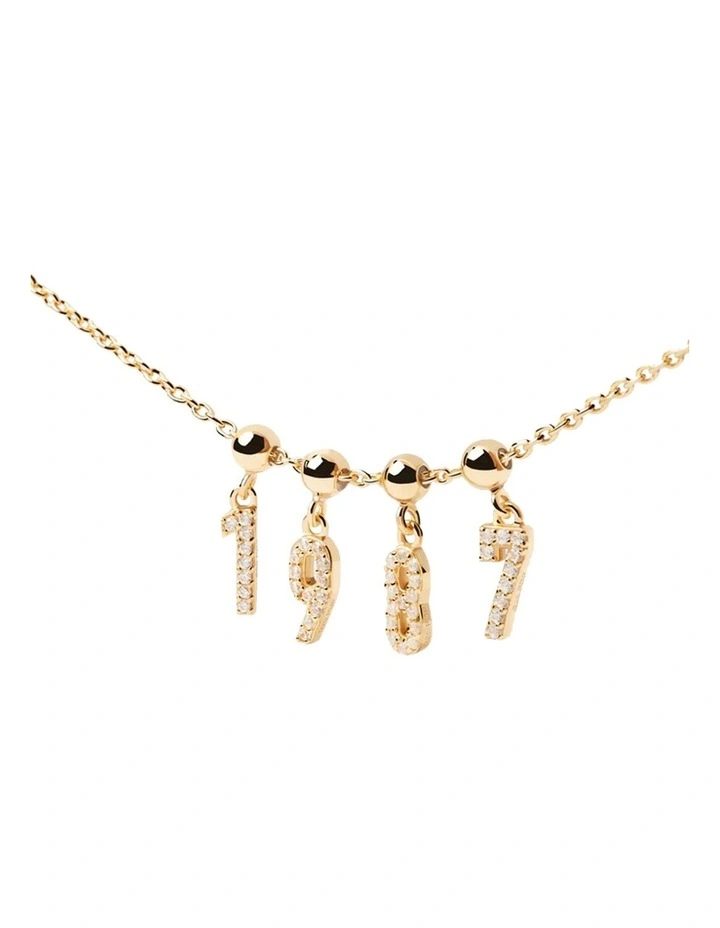 Number 1 Charm in Gold