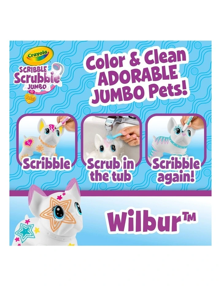 Wilbur Scribble Scrubbie Jumbo