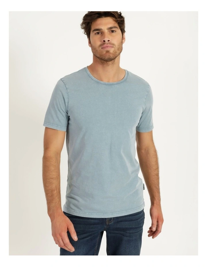 Kingscliff Snow Wash Tee Light Blue
