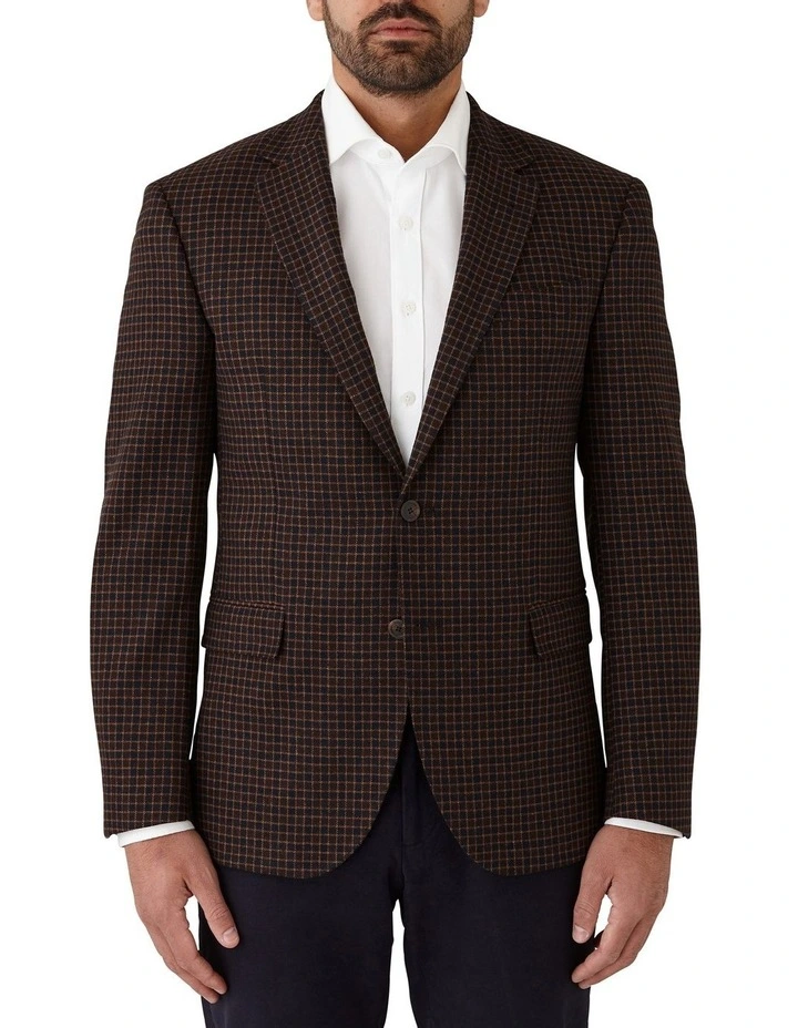 Hawthorn Modern Fit Sports Jacket in Brown