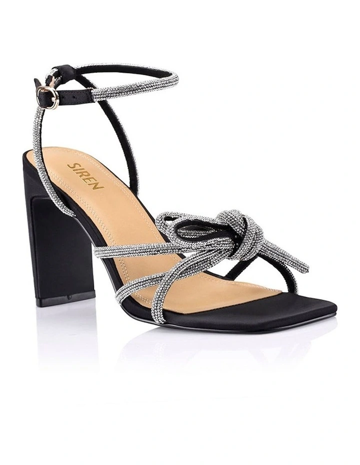 Kammie Heeled Sandals in Black