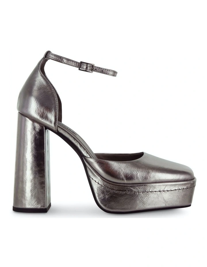 Renee II Heels in Chrome