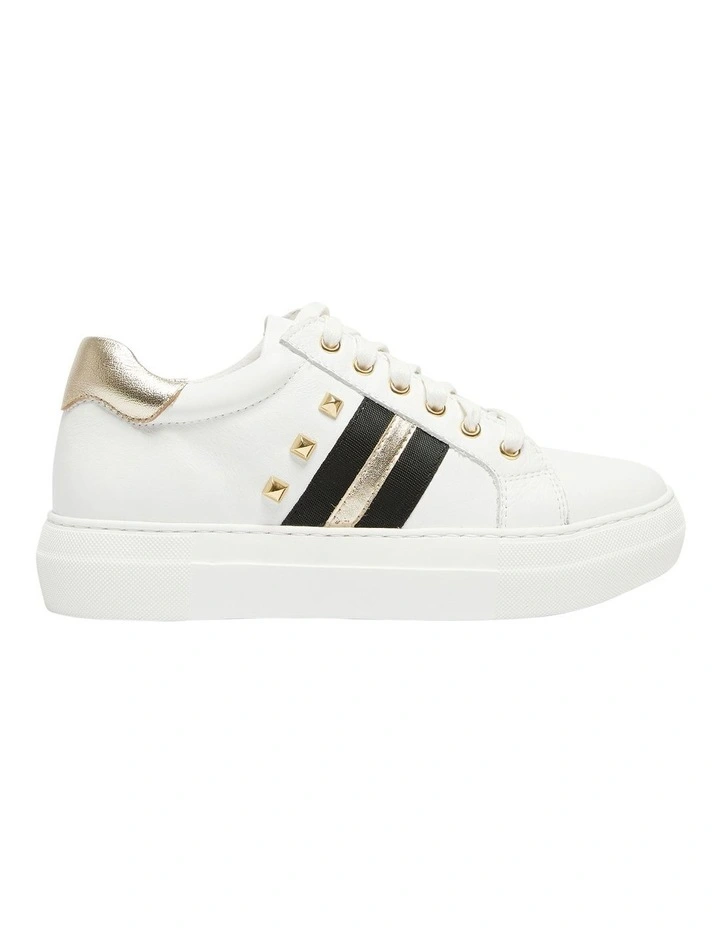 Portia Leather Sneakers in White