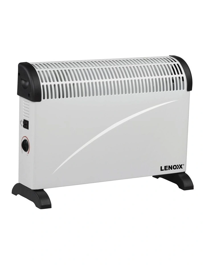 Portable Convector Heater 2000W 3 Heat Settings in White