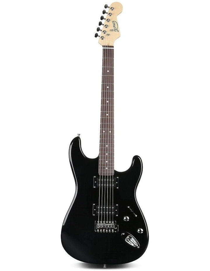 Alpha Electric Guitar Music in Rock Black