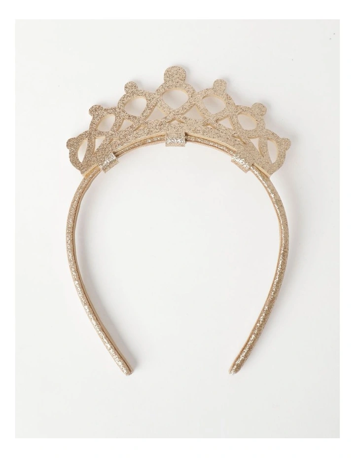 Tiara Headband in Gold