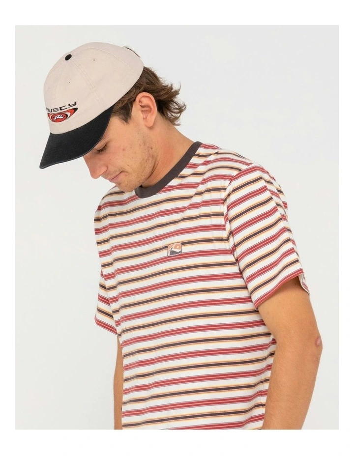 Noble Short Sleeve Tee in Red