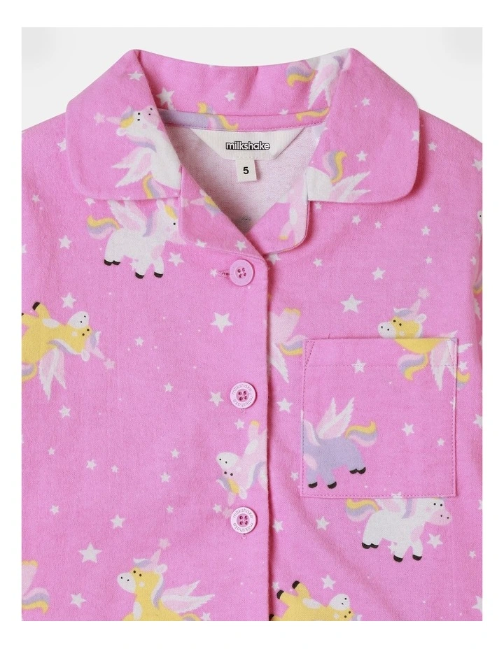 Unicorn Pyjamas Set (3-8 Years) in Light Purple