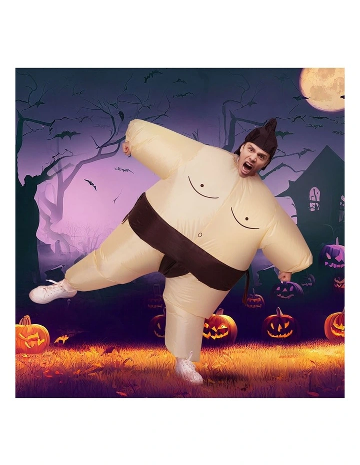 Inflatable Sumo Costume in Multi