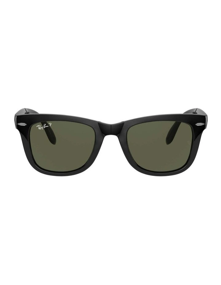 Wayfarer Folding Black RB4105 Polarised Sunglasses