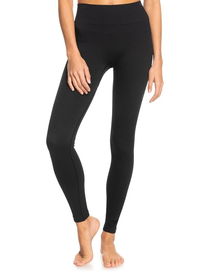 Chill Out Seamless Technical Leggings in Anthracite