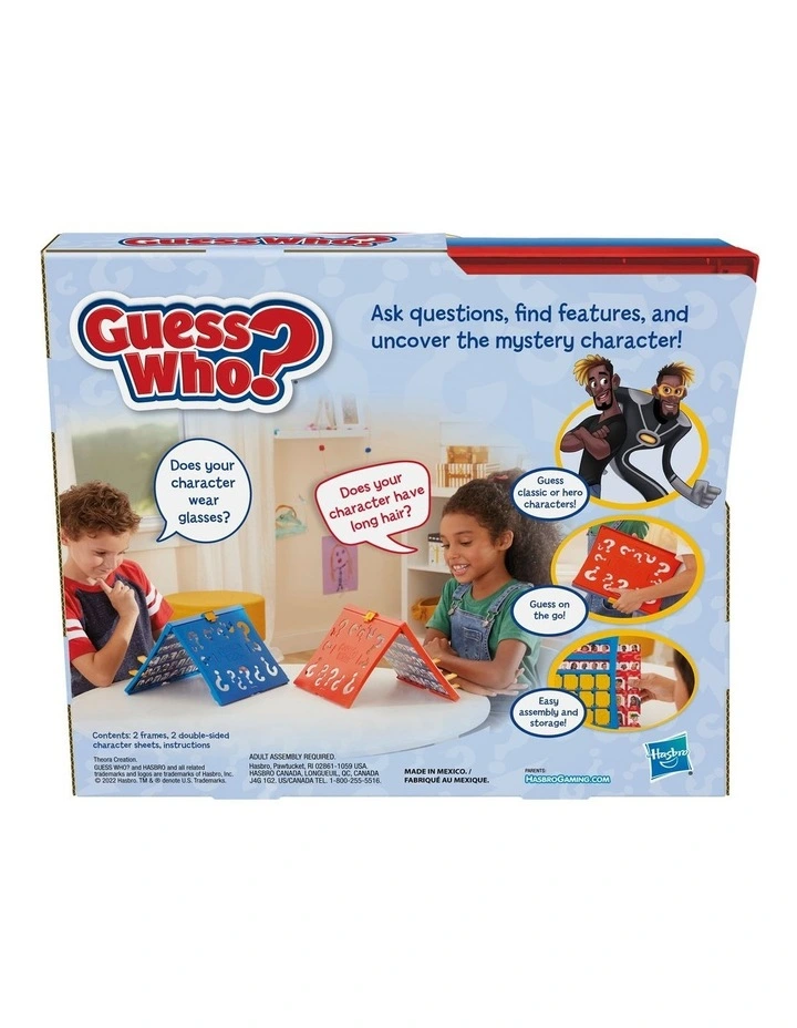 Classic Guess Who? Board Game (6+ Year) in Multi