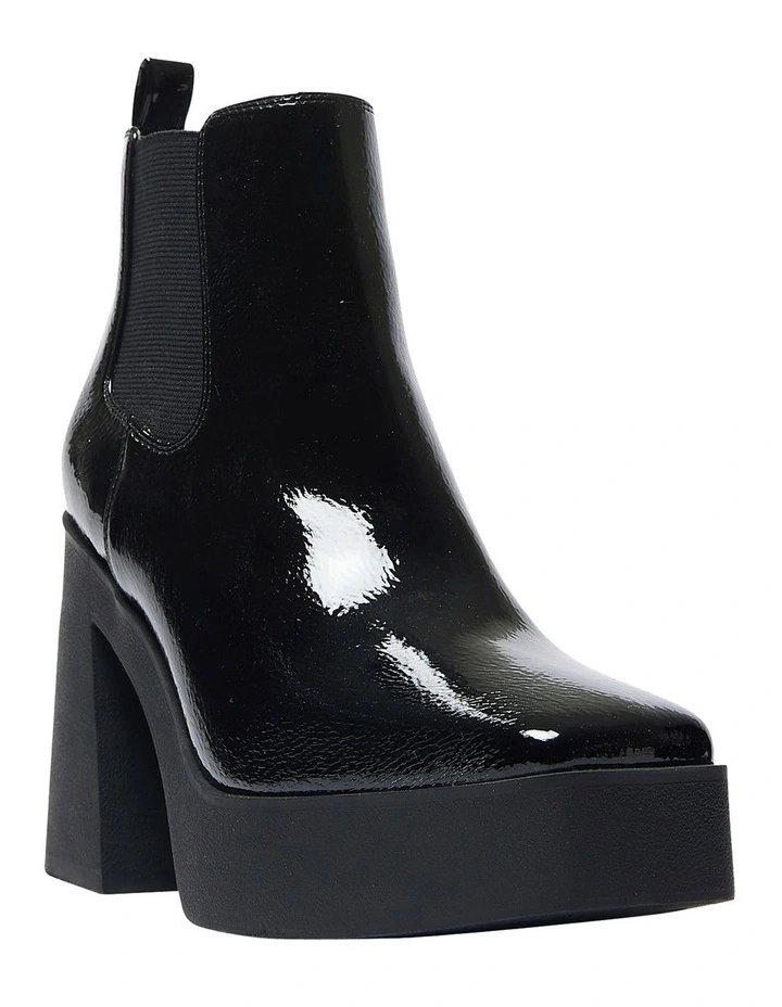 Blair Boots in Black Patent