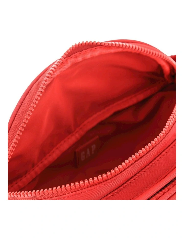 Nylon Bum/Sling Bag in Coral