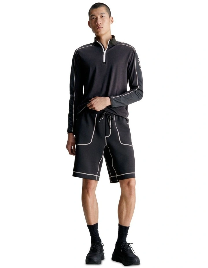 Knit Short in Black Beauty