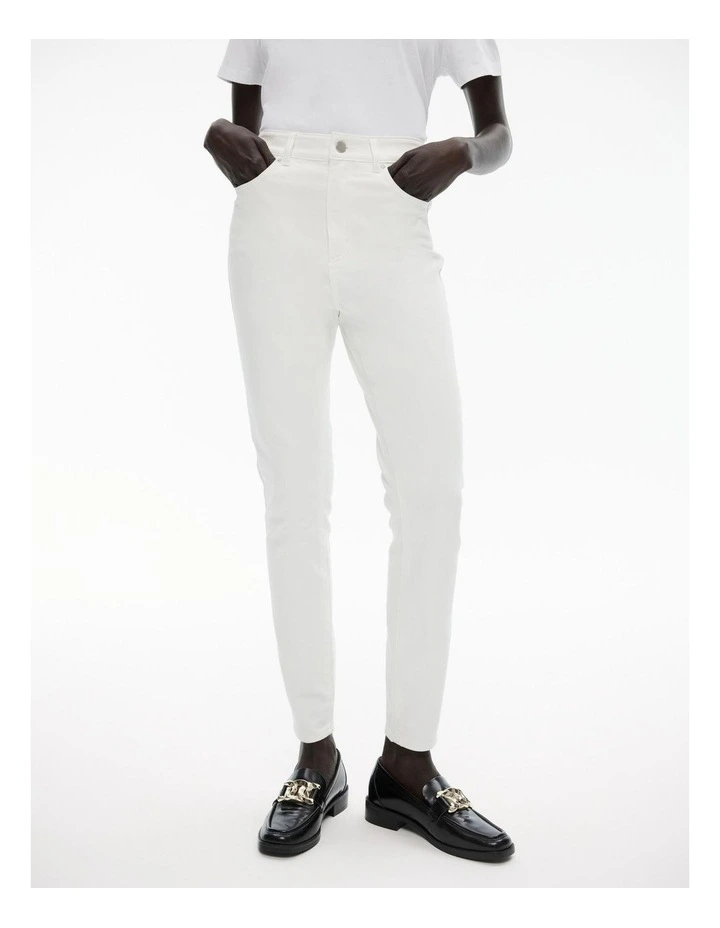 7/8 Skinny Jean in Parchment